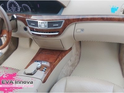 Коврики EVA 3D c бортами для Mercedes S-класс W221 2005 - 2013