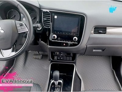 Коврики EVA 3D c бортами для Mitsubishi Outlander III 2018 - наст. время