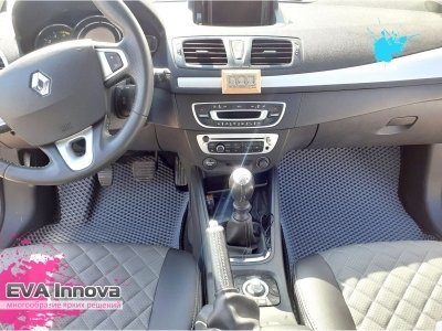 Коврики EVA 3D c бортами для Renault Fluence 2009 - 2017