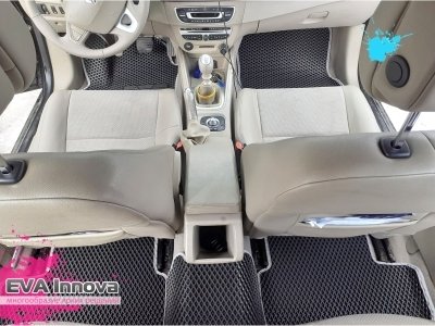 Коврики EVA 3D c бортами для Renault Fluence 2009 - 2017