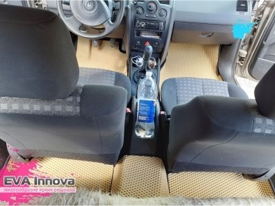 Коврики EVA 3D c бортами для Renault Megane II (седан) 2003 - 2008