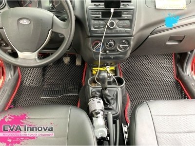 Коврики EVA 3D c бортами для Lada Granta 2011 - наст. время