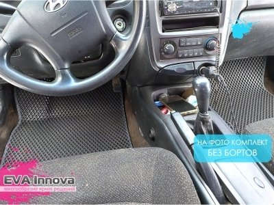 Коврики EVA 3D c бортами для Hyundai Sonata IV EF 2001 - 2005