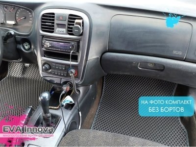 Коврики EVA 3D c бортами для Hyundai Sonata IV EF 2001 - 2005