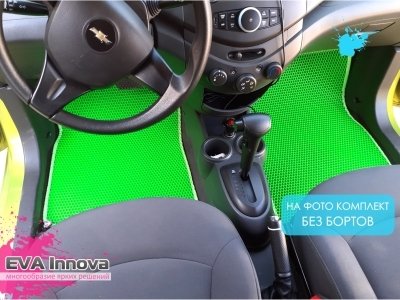 Коврики EVA 3D c бортами для Chevrolet Spark M300 2009 - 2015