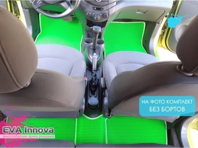 Коврики EVA 3D c бортами для Chevrolet Spark M300 2009 - 2015