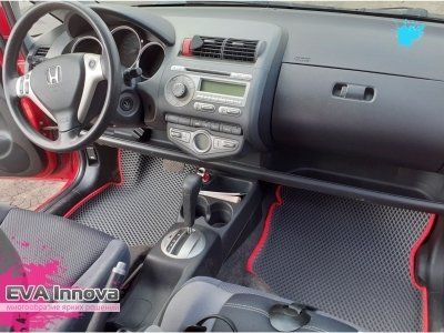 Коврики EVA 3D c бортами для Honda Jazz II 2008 - 2013