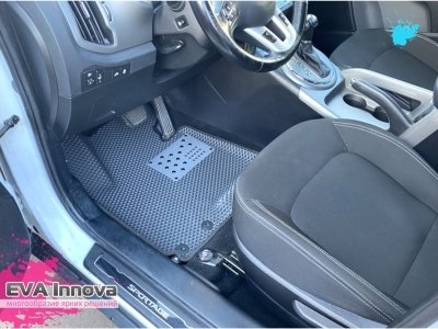 Коврики EVA 3D c бортами для Kia Sportage III 2010 - 2016