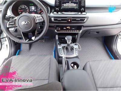 Коврики EVA 3D c бортами для Kia Sportage IV 2016 - 2021