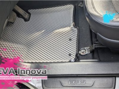 Коврики EVA 3D c бортами для Hyundai ix35 2010 - 2015